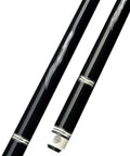 Dope Carbon Fiber Pool Cue Stick Featuring A Lightweight Maple Shaft And Shock Absorbing Foam Engineered For Sick Control And Lightning Fast Energy Transfer Complete Setup With Tips And Bumper Ready To Run The Table Smooth Ride Guaranteed in glossy black finish.