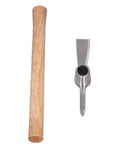 Stainless Steel Hand Tiller And Cultivator Garden Tool With Hardwood Handle For Digging And Weeding In Vegetable Gardens, tool parts displayed separately