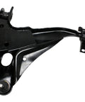 Front Control Arm And Tie Rod End Set Of Eight For 2002 2003 Mercury Mountaineer heavy duty black control arm side view.