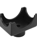 Black steel Beefy Heavy Duty Bottle Jack Axle Adapter for Dana 60 70 80 Axles, lift saddle attachment for 2-3 inch tubes