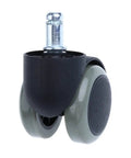 Smooth And Silent 2 Inch Universal Replacement Casters For Office Chairs That Glide Like A Dream On Floors With Tough Grey Rubber Swivel Wheels.
