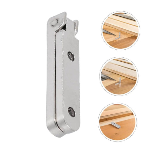 12 Pack Zinc Alloy Miniature Hinges 90 Degree Silver Jewelry Box Hardware Small Decorative Cabinet Hinges for Wooden Furniture