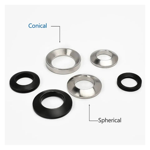 Built Like A Tank 304 Stainless Steel And Carbon Steel Conical Spherical Washer Solid Countersunk Gasket Concave Convex Cone Zero Hassle Hardware Set M6 M8 M10 M12 M14 M16 M18 M20 M24