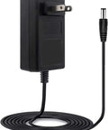 24V DC Power Adapter 1A 24W Universal Switching AC 100 to 240V Input With 5.5x2.1mm and 5.5x2.5mm Plug Options, Plug And Play Ready For LED Light Strips CCTV Cameras DVR NVR Security Systems And Monitors
