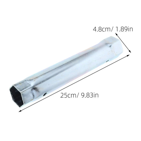 Premium Steel Water Heater Element Socket Wrench For RV Trailers And Campers With Ergonomic Tubular Handle Compact Build, 25cm long.