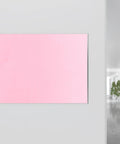Solid Pink Peel And Stick Wallpaper Waterproof PVC Wall Cover With Nifty Self Adhesive Backing For Quick Cabinet Makeover Wardrobe Refresh And Slick Wear Resistant Finish on a wall.