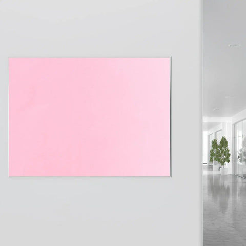 Pink Peel And Stick Wallpaper on a smooth wall, waterproof self adhesive PVC wall covering for easy application.