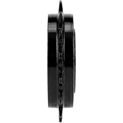 Side view of black 16T Single Speed Bicycle Freewheel Half By Eighth Inch Threaded Type Replacement Part for easy install