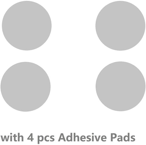 Image of 4 adhesive pads included in Left Driver Side Mirror Glass Replacement for Volvo 2008-2013 C30 C70 2007-2011 V50 S40 S80 2007-2009 S60 V70.