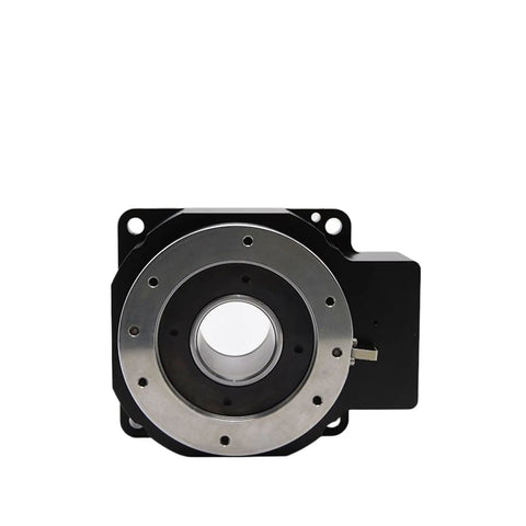 GT200 Hollow Rotary Table Powered By Servo Motor For Slick 360 Degree Indexing And Tight Angular Positioning, featuring a robust cross roller build.