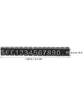 12 Set Jewelry Price Display Cubes With Black Numeric Blocks And Flexible Price Sign Labels For Retail Shops And Vending Machines, Quick Change Tags For Easy Instant Price Updates, showcasing currency symbols and numbers.