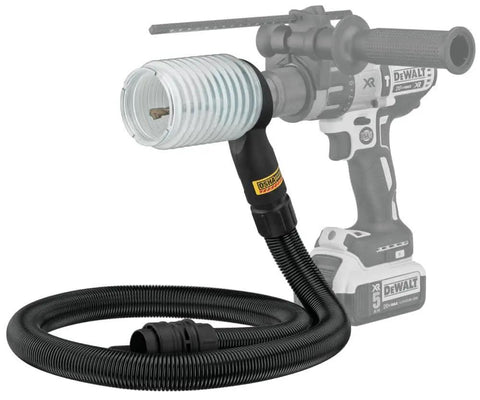 Three Precision Tuned Clear Tube Dust Extraction Cup Set For SDS Plus Rotary Hammers, OSHA Compliant For Corded And Cordless Drills