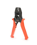 Ratchet Crimping Pliers For 0.3-5.5mm Insulated And Bare Terminals, high carbon steel, easy grip ergonomic handle, front view