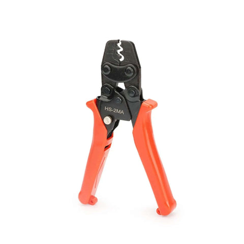 Ratchet Crimping Pliers For 0.3-5.5mm Insulated And Bare Terminals, high carbon steel, easy grip ergonomic handle, front view