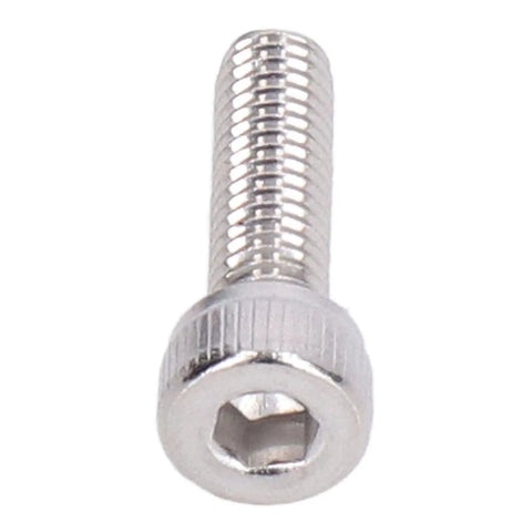 Solid Pack Of Galvanized Steel Hex Socket Head Cap Screws, 100 Assorted M4 Machine Bolts, Pro Level Wrench Ready Fasteners For Gritty Job Sites And Equipment Fixup, 8 To 20 Mm Lengths close-up of M4 galvanized steel hex socket cap screw