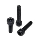 Hex Socket Cap Head Screw Kit With Nuts And Washers, DIN912 Machine Screws M1.6 M2.5 M3, All In One Metric Set In Storage Box For General Assembly, 600Pcs M2.5 Included. Black hex socket cap head screws, M2.5 size, for assembly