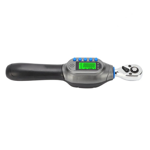 Digital Torque Wrench 1/4 Inch CRV Steel High Precision Electric Driver For Automotive And Bike Maintenance 13-265 Lb-In visible with LCD display.