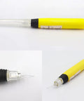 Two Pack LED Needle Threader With Light For Sewing Illuminated Manual Threader With Pinhole Visibility Close-up View