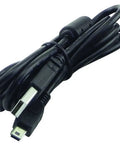 Coiled black cable for Wet And Dry Pipe Inspection Kit With 1 Meter Long 8mm Camera Probe, Pocket Video Recorder System