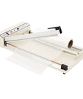 AOXHUGB 24 Inch Shrink Wrap Machine With Heat Gun, 572 To 968 Degree Adjustable Temperature, open with film roll