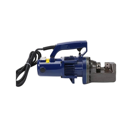 Heavy Duty Portable Hydraulic Steel Bar Shear Crimping Tool With Electric Power Key Start Switch for cutting steel bars and cables.