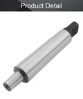 Side view of Othmro MT-2 Morse taper drill chuck arbor adapter; steel sleeve with 3 mm bore and tang end.