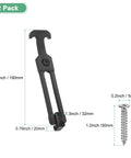 2 Pack T Handle Rubber Draw Latches 7.5 Inch Flexible Hood Latch Kit With Screws Durable Rubber Hasp For Tool Box Golf Cart Truck