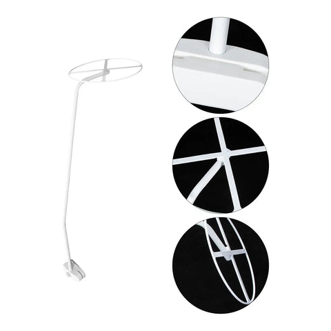 Adjustable Steel Mosquito Net Bed Stand With Decorative Ring Mount For Nursery Crib Replacement Lightweight And Breeze To Assemble Solid Support Rack For Cozy Bedroom Decor Upgrade That Feels Legit And Looks Fresh