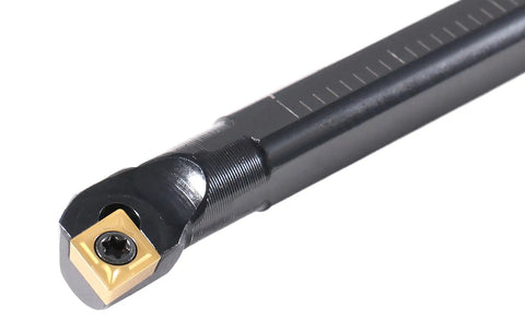 3/8 Inch By 6 Inch Overall Length Indexable Boring Bar With CCMT21.5 Carbide Inserts For Small Bore Finishing And Profiling P252-S401 Right-Hand Workhorse