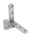 Heavy Duty Pivot Door Hinges Four Pack Premium Stainless Steel Mounting Kit For Modern Interior Doors close-up view of hinge