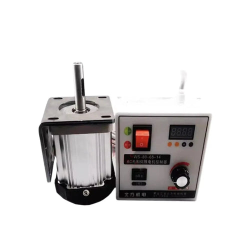 Beefy 220V Brushless Servo Motor With Controller For Woodworking Lathes And Belt Machines, Speed Adjustable High Power 600W And 800W.
