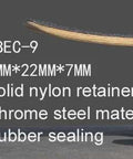 ABEC 9 Chrome Steel Skateboard Bearings in purple, shown next to skateboard. 608 size, 22x7x8 mm, high speed with shielded seals.
