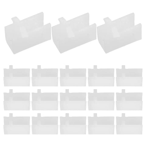 500-piece adjustable cabinet clip supports for shelves and racks, sturdy plastic shelf holders for kitchen closet storage