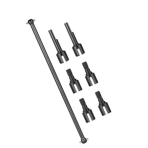 1/10 Scale 4WD RC Car CV Joint Propeller Shafts Front And Rear Upgrade Replacement For Hot Shot Style Models, Precision Metal Universal Joints, Smooth Rotation, Direct Fit Spare Parts.