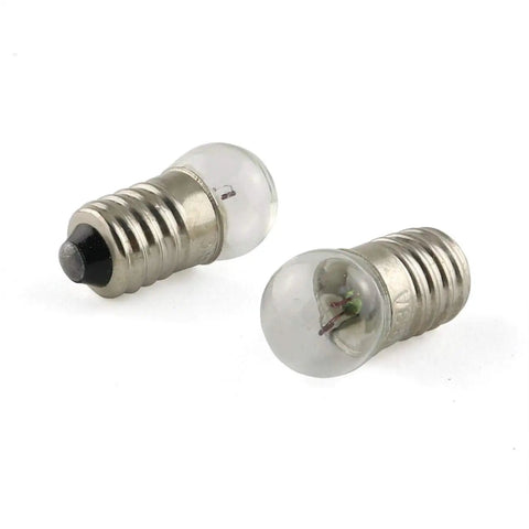 Two clear 3.8V bulbs for Hands On Electrical Circuit Kit For Learning Basic Circuits And Physics Science Lab Gear With A 3.8V Bulb Battery Box Switch Wires And Lamps Plug And Play Starter Electricity Experiment Set