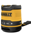 Rugged Jobsite Bluetooth Speaker with USB C Rechargeable Battery IP67 Dust and Water Resistant Tough as Nails with Carry Strap
