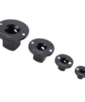 Ultra Low Profile Impact Socket Adapter Set For 1/4 To 3/8 3/8 To 1/2 And 1/2 To 3/4 Drive Sizes With Stubby Ratchet Reducer Conversion Kit black metal adapters