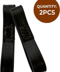 Leather Bit Keepers For Horses - Full Cheek Snaffle Bit Loops, Fulmer Loops, English Bits Safety Gear, 2 pcs brown leather, 2.38x0.47 inch.