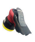 Non Vac Orbital Palm Sander And Polisher For Handheld Finishing With 11000 RPM Three Thirty Second Inch Orbit, black and red design