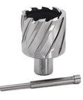 Annular cutter with Weldon shank (3/4 in), 1-11/16 in cutting diameter, 1 in depth of cut for magnetic drill press