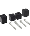 Seat Spacer Kit For 1000 UTVs Billet 6061 T6 Aluminum Four Piece Set With Hardware Bolt On Installation For 2019 2024 Models