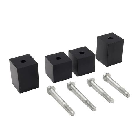 Seat Spacer Kit For 1000 UTVs Billet 6061 T6 Aluminum Four Piece Set With Hardware Bolt On Installation For 2019 2024 Models