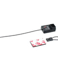 3 Channel 2.4G Anti-Jamming RC Transmitter With Receiver For RC Cars And Boats, shows receiver unit and components on white background