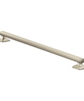 Stainless Steel 24-Inch Bathroom Grab Bar In Brushed Nickel For Safety, ADA Compliant, Transitional Style, Side View