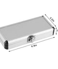 Rectangular metal carrying case for 10 Piece Nut Remover Set For Impact Drivers, 9-19mm Nut Extractor Sockets