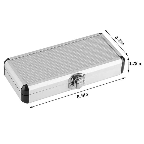 Rectangular metal carrying case for 10 Piece Nut Remover Set For Impact Drivers, 9-19mm Nut Extractor Sockets