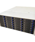 4U Rackmount Server Chassis with 24 Hot Swap 3.5 Inch Bays and 6 SFF 8087 Backplanes, supports ATX MATX ITX motherboards
