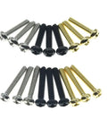 Top Shelf 20 Pack Stainless Steel Phillips Head Pickup Screws With Springs For Strat Tele Models Nickel Single Coil Mounting Hardware assortment