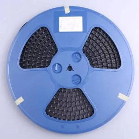 Top Shelf SMD Round Nuts For Circuit Boards M2x10mm Tinned Copper Surface Mount Hardware Kit spool on a blue reel, showing packaging.