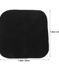 2 Pack Tough Fireproof Mat With High Heat Resistant Carbon Felt Blanket, 7.86in square size, ideal for welding and grilling protection.